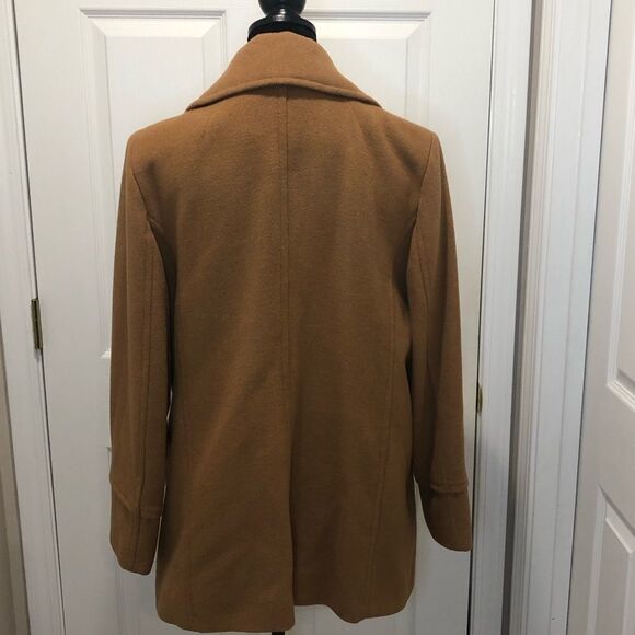 Monroe & Main tan button front pea coat size x large - Picture 8 of 14